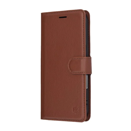 Калъф за iPhone 17 Pro - Techsuit - Leather Folio - Кафяв