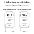 Зарядно за стена – Yesido Wall Charger (YC68) – Дигитален дисплей, Quick Charge, Type-C, 20W – Черно