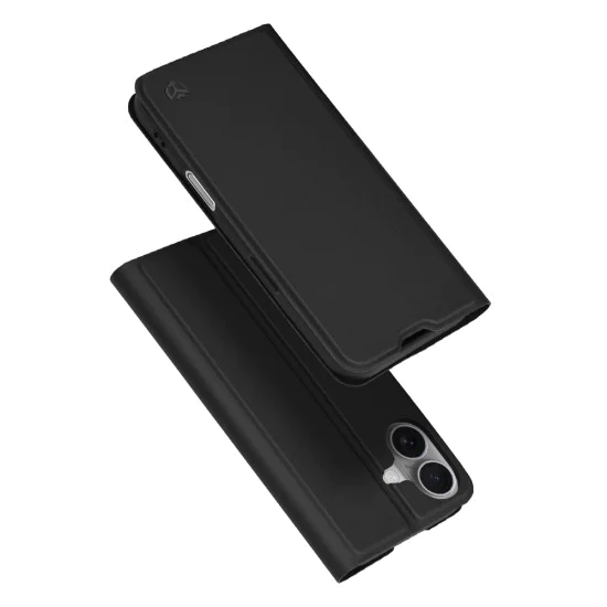Калъф за iPhone 17 - Techsuit - Magskin Book - Черен