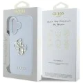 Калъф за iPhone 16 - Big Case Grained Big 4G Logo Small Classic Logo (GUHCP16SPGT4MBB) - Син