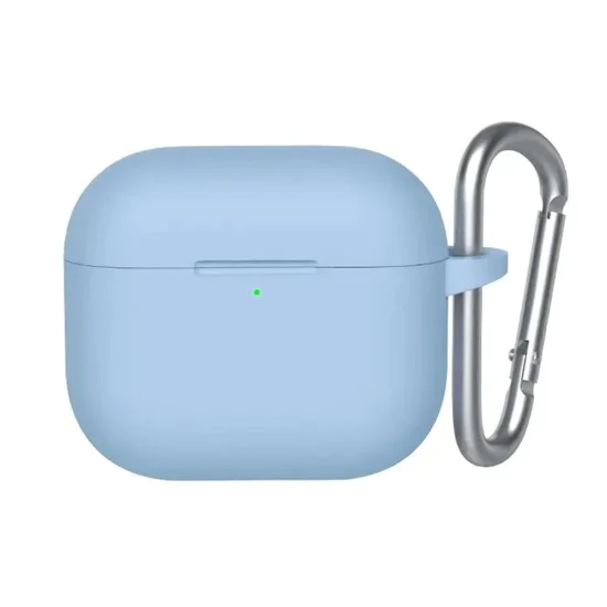Калъф за AirPods 4 - Защитен калъф от течен силикон - небесно син