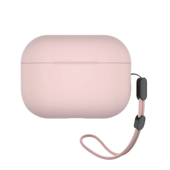 Калъф за AirPods Pro 2 - Защитен калъф от течен силикон -Розов