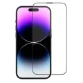 Протектор за iPhone 16 Pro Max - сапфирен скрийн протектор с апликатор Pro - черен