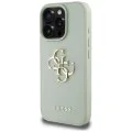 Калъф за iPhone 16 Pro - Hardcase Grained Big 4G Logo Small Classic Logo (GUHCP16LPGT4MBN) - Зелен