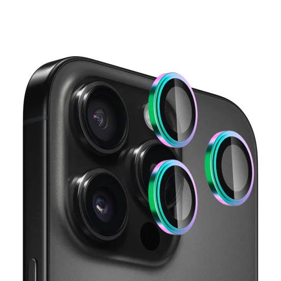 Калъф за iPhone 16 Pro / iPhone 16 Pro Max - оригинално стъкло от сапфирен кристал - цветен