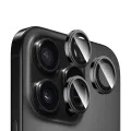 Протектор камера за iPhone 16 Pro / iPhone 16 Pro Max - оригинално стъкло от сапфирен кристал - черен титан