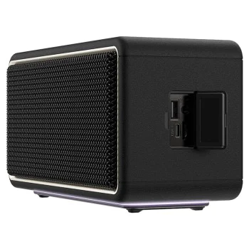 Безжична колонка – Acefast K3 Ultra – Bluetooth 5.4, TF, AUX, RGB светлини, DSP, 360° звук, IPX6, 120W, 4500mAh – Черен