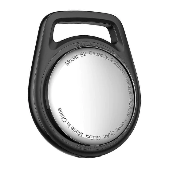 Смарт тракери (4 броя) – Acefast S2 – Apple Find My, връзка, Bluetooth, 230mAh – Черен