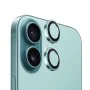 Протектор камера за iPhone 16 / iPhone 16 Plus - оригинален протектор за обектив с метална рамка - зелен