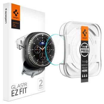 Протектор за Samsung Galaxy Watch8 Classic - Glas.tR EZ Fit (2 броя) - Прозрачен