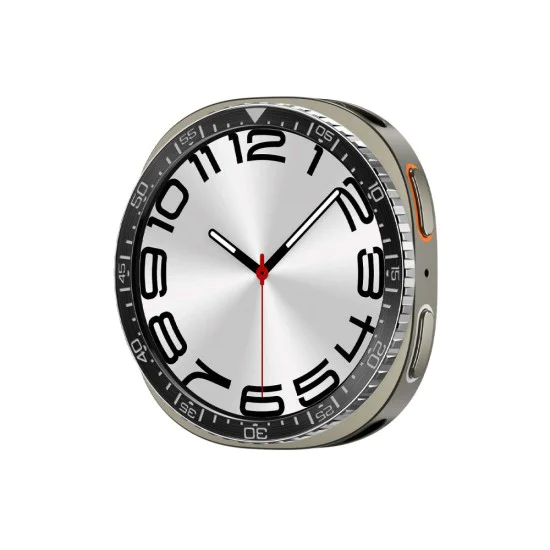 Протектор за Samsung Galaxy Watch8 44 мм, неръждаема стомана - безел Tune Diver - черен