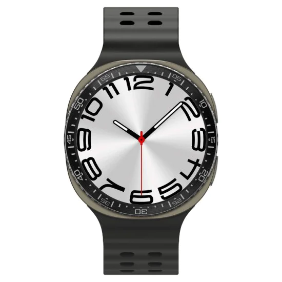 Протектор за Samsung Galaxy Watch8 44 мм, неръждаема стомана - безел Tune Diver - черен