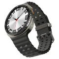 Протектор за Samsung Galaxy Watch8 44 мм, неръждаема стомана - безел Tune Diver - черен