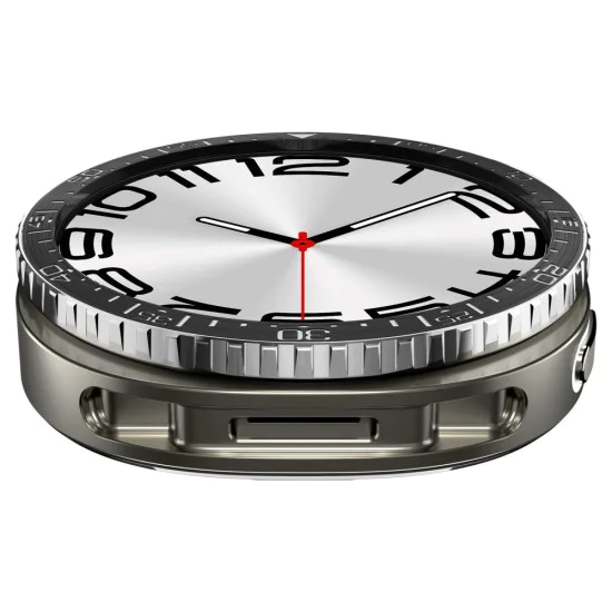 Протектор за Samsung Galaxy Watch8 44 мм, неръждаема стомана - безел Tune Diver - черен