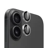 Протектор камера за iPhone 16 / iPhone 16 Plus - оригинален протектор за обектив с метална рамка - Прозрачен