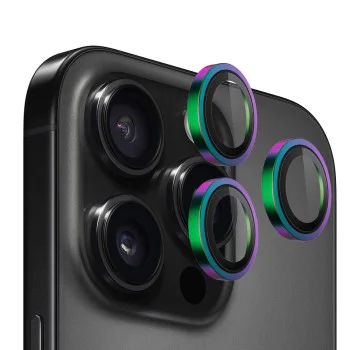 Протектор камера за iPhone 14 Pro / iPhone 14 Pro Max - Оригинален протектор за обектив с метална рамка - Цветен