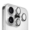 Протектор камера за iPhone 14 Pro / iPhone 14 Pro Max - оригинален протектор за обектив с метална рамка - сребрист