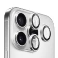 Протектор камера за iPhone 14 Pro / iPhone 14 Pro Max - оригинален протектор за обектив с метална рамка - сребрист