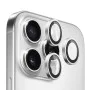 Протектор камера за iPhone 14 Pro / iPhone 14 Pro Max - оригинален протектор за обектив с метална рамка - сребрист