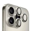 Протектор камера за iPhone 16 Pro / iPhone 16 Pro Max - оригинален протектор за обектив с метална рамка - Сив