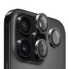 Протектор камера за iPhone 16 Pro / iPhone 16 Pro Max - оригинален протектор за обектив с метална рамка - черен титан