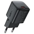 Зарядно за стена – Acefast A117 – GaN, PD20W, мини дизайн, USB-C изход – Черен