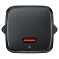 Зарядно за стена – Acefast A117 – GaN, PD20W, мини дизайн, USB-C изход – Черен