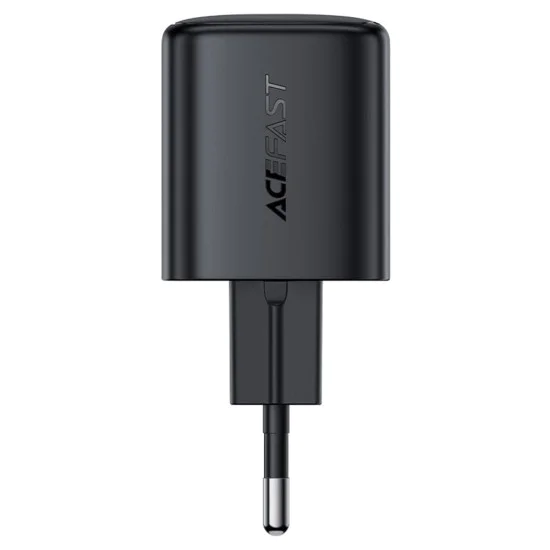 Зарядно за стена – Acefast A119 – GaN, Fast Charge, PD45W, мини дизайн, USB-C изход – Черен