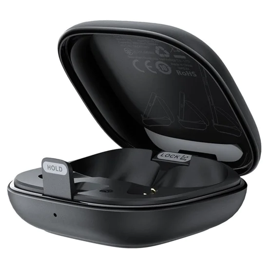 Слушалки – Acefast W4 – In-ear TWS, Bluetooth 5.4, ENC шумопотискане, вградена стойка за телефон, IPX4, 350mAh – Бежов