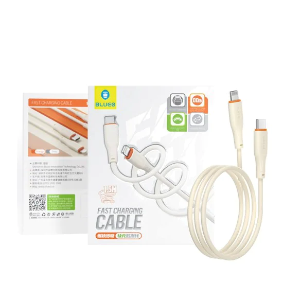Blueo - Кабел Ape Lengend - Type-C към Lightning, бързо зареждане, 1.5 м - Оранжев