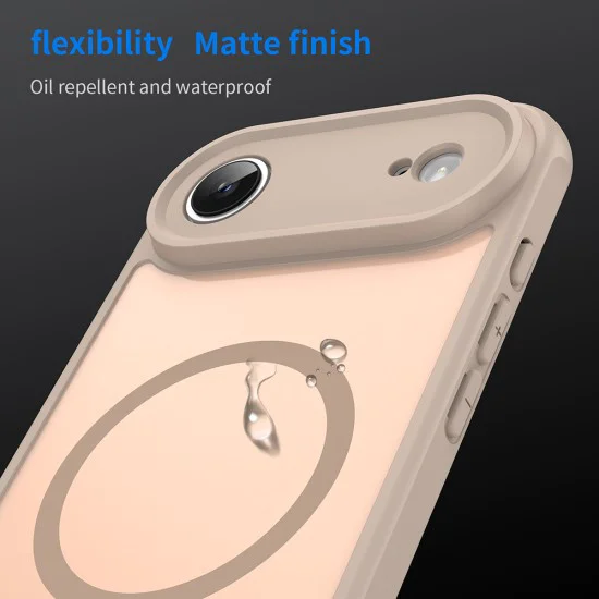 Калъф за iPhone 17 Air - Techsuit - HaloFrost II MagSafe - Златист