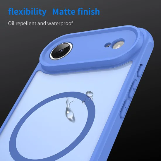 Калъф за iPhone 17 Air - Techsuit - HaloFrost II MagSafe - Небесно Син