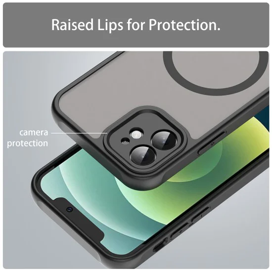 Калъф за iPhone 11 - Techsuit - HaloFrost II MagSafe - Черен