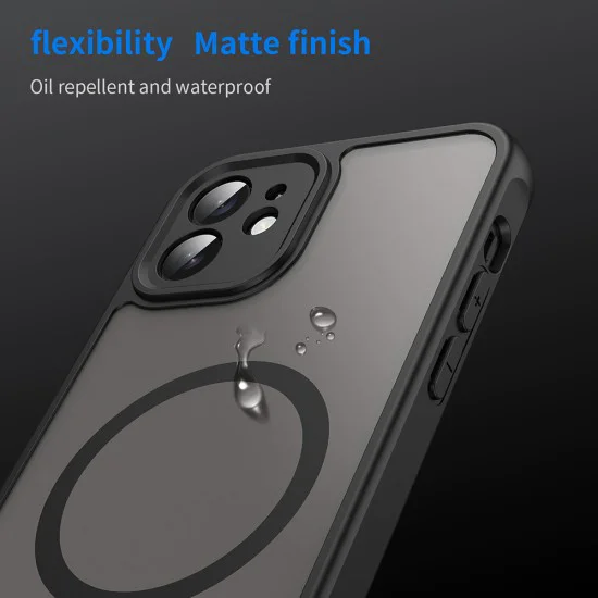 Калъф за iPhone 11 - Techsuit - HaloFrost II MagSafe - Черен