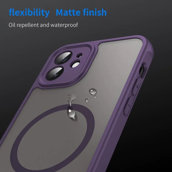 Калъф за iPhone 11 - HaloFrost II MagSafe - Лилав