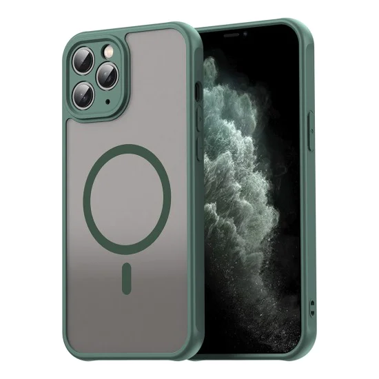Калъф за iPhone 11 Pro Max - HaloFrost II MagSafe - Зелен