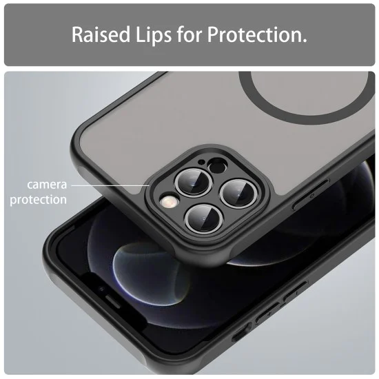 Калъф за iPhone 11 Pro Max - HaloFrost II MagSafe - Черен