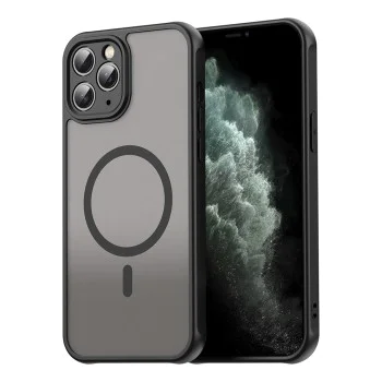 Калъф за iPhone 11 Pro Max - HaloFrost II MagSafe - Черен