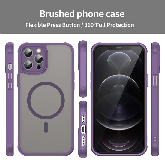 Калъф за iPhone 11 Pro - HaloFrost II MagSafe - Лилав