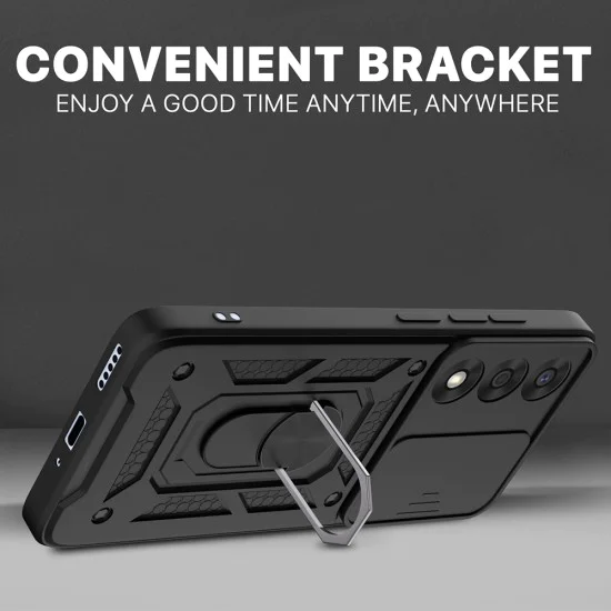 Калъф за OnePlus Nord 5 - серия CamShield - черен