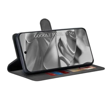 Калъф за Google Pixel 10 / 10 Pro - Techsuit - Diary Book - Черен