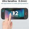 Протектор за Nintendo Switch 2, устойчив на 9H - Techsuit - (2 броя) Premium Tempered Glass SwitchAura с апликатор (NS1) - Прозрачен