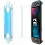 Протектор за Nintendo Switch 2, устойчив на 9H - Techsuit - (2 броя) Premium Tempered Glass SwitchAura с апликатор (NS1) - Прозрачен