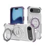 Калъф за iPhone 17 Air - Carbon Shield PRO - Лилав прозрачен