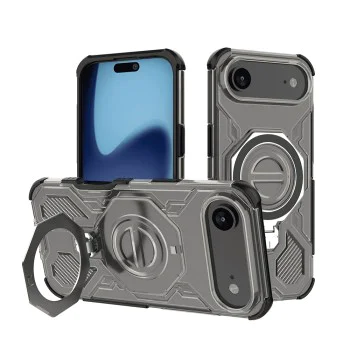 Калъф за iPhone 17 Air - Carbon Shield PRO - Smoke Black