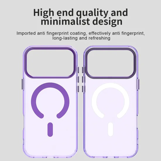Калъф Камера за iPhone 17 Pro Max - CandyCase MagSafe - Лилав
