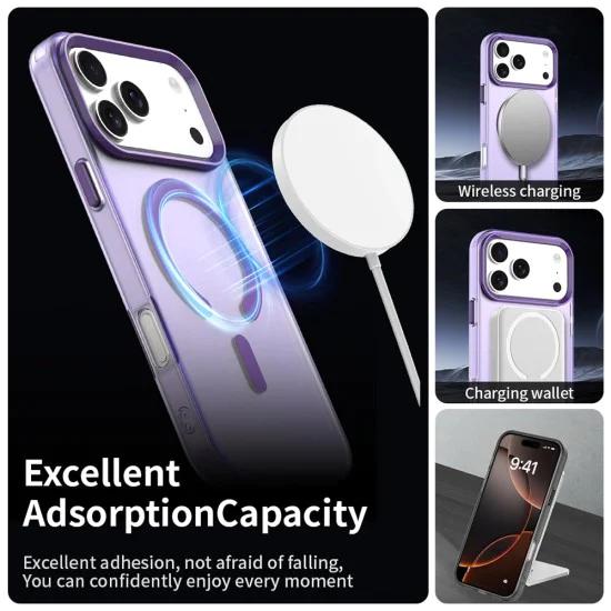 Калъф Камера за iPhone 17 Pro Max - CandyCase MagSafe - Лилав