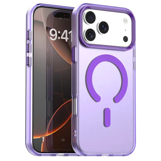Калъф Камера за iPhone 17 Pro - CandyCase MagSafe - Лилав