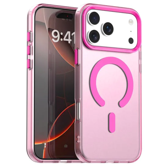 Калъф Камера за iPhone 17 Pro - CandyCase MagSafe - Розов
