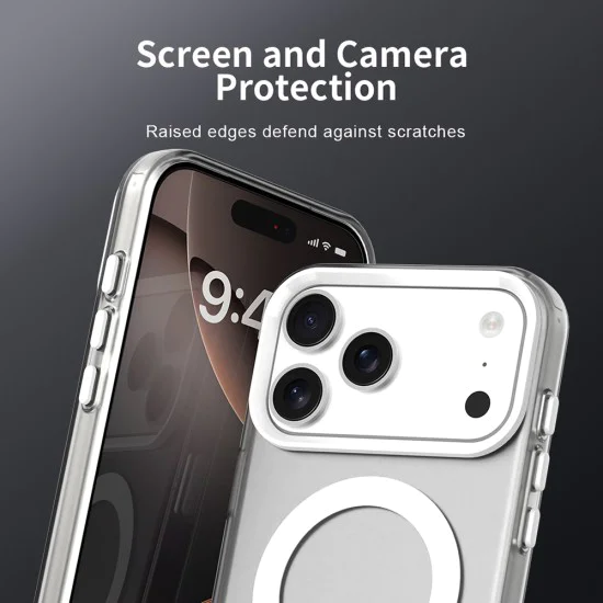 Калъф Камера за iPhone 17 Pro - CandyCase MagSafe - Бял